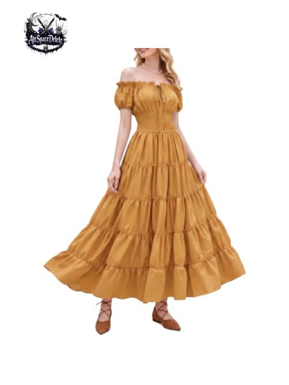 Medieval Renaissance Chemise Dress Peasant Cottagecore Halloween Costume